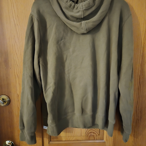 L.L. Bean X Peanuts Hoodie Size Large Green Snoopy Woodstock Hiking Sweatshirt - Picture 7 of 7
